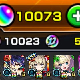 ☆オーブ10073 回収可能オーブ800 ニケ マサムネ エリス ルシファー | モンストのアカウントデータ、RMTの販売・買取一覧