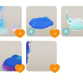 アイテム8点 小さな滝の木1点＋パープルミストのフィルター1点＋他6点 | リヴリーアイランドのアイテム、RMTの販売・買取一覧