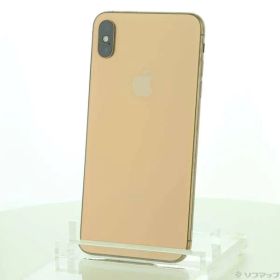 〔中古品〕 iPhoneXS Max 64GB ゴールド MT6T2J／A SIMフリー【344】