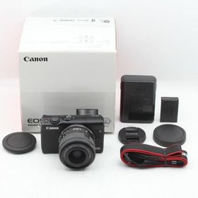 Canon ミラーレス一眼カメラ EOS M100 EF-M15-45 IS STM レンズキット(ブラック) EOSM100BK1545ISSTMLK