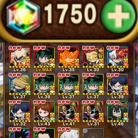 ✨ヒロアカコラボガチャコンプリート+フィリア所持+虹結晶1750所持✨即購入✅ | ポコダン(ポコロンダンジョンズ)のアカウントデータ、RMTの販売・買取一覧