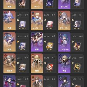 [スタレ UID8000~ゼーレ4凸餅完凸等] + [原神両完凸5体、完凸+餅3体] | 崩壊スターレイル(崩スタ)のアカウントデータ、RMTの販売・買取一覧