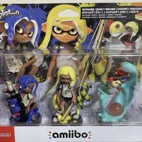 amiibo トリプルセット[インクリング【イエロー】／オクトリング【ブルー】／コジャケ] スプラトゥーンシリーズ