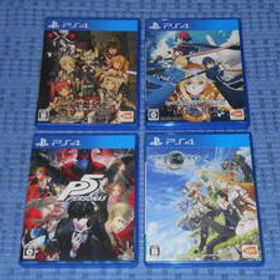 PS4ソフト４本セット ソードアート・オンライン アリシゼーション リコリス フェイタル・バレット ホロウ・リアリゼーション ペルソナ５