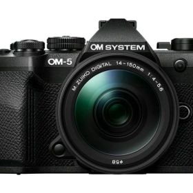 【ポイント10倍】 OMデジタルソリューションズ デジタル一眼カメラ OM SYSTEM OM-5 Mark II 14-150mm II レンズキット [ブラック] 【P10倍】
