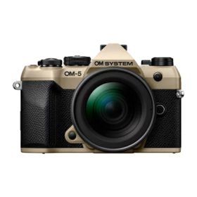 【長期保証付】OM SYSTEM OM-5 Mark II BEG サンドベージュ 12-45mm F4.0 PRO レンズキット ミラーレスデジタル一眼カメラ IP53防水防塵対応