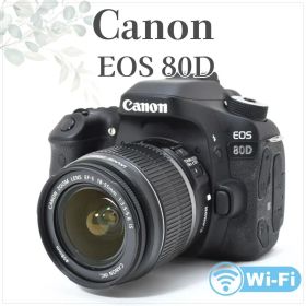 動画滑らか✨️超美品✨Canon EOS 80D✨シングルレンズ Wi-Fi接続