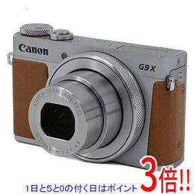 【1日と5.0のつく日、18日はポイント3倍！】【中古】Canon製 PowerShot G9 X Mark II シルバー 2010万画素 本体のみ