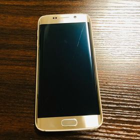 サムスン(SAMSUNG)のGalaxy S6 edge Gold 64 GB au(スマートフォン本体)