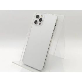 【中古】Apple au 【SIMロック解除済み】 iPhone 12 Pro 256GB シルバー MGMA3J/A【津田沼】保証期間1ヶ月【ランクC】