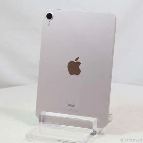 【中古】Apple(アップル) iPad mini 第6世代 64GB ピンク MLWL3J／A Wi-Fi 【258-ud】