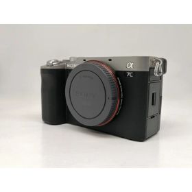 【中古】SONY α7C ボディ ILCE-7C シルバー【日本橋3】保証期間1ヶ月【ランクB】