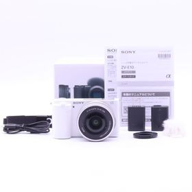 ソニー(SONY)のSONY ZV-E10 パワーズームレンズキット ZV-E10L W(ミラーレス一眼)