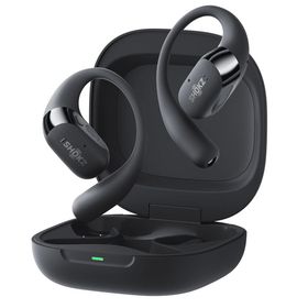 Shokz OpenFit 2+ Black【SKZ-EP-000050】ワイヤレスイヤホン オープンイヤー 耳を塞がない Bluetooth ブルートゥース IP55 防水 マイク