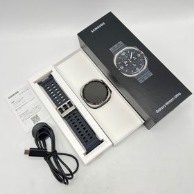 サムスン(SAMSUNG)の【美品】SAMSUNG Galaxy Watch Ultra 47mm SM-L705FZS5KDI チタニウムシルバー スマートウォッチ ギャラクシーウォッチ 本体(腕時計(デジタル))