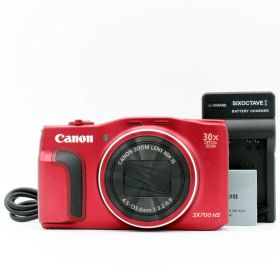 【極上品】CANON Power Shot SX700 HS レッド 光学30倍ズーム#8010