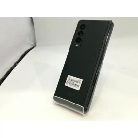 【中古】SAMSUNG au 【SIMフリー】 Galaxy Z Fold3 5G ファントムグリーン 12GB 256GB SCG11【浜松駅前】保証期間1ヶ月【ランクA】