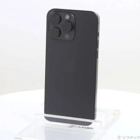 〔中古品〕 iPhone15 Pro Max 256GB ブラックチタニウム MU6P3J／A SIMフリー【368】