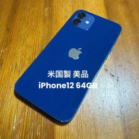 【米国製・美品】Apple iPhone 12 ブルー 64GB Simフリー