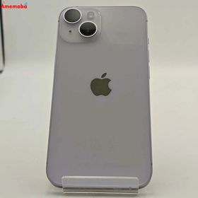 爆速発送iPhone14 128GB パープル MPUY3J/A AU版SIMフリー 美品
