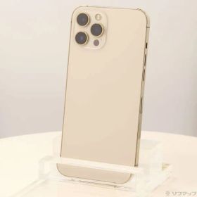 〔中古品〕 iPhone12 Pro Max 256GB ゴールド MGD13J／A SIMフリー【269】