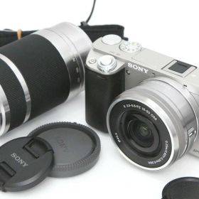 【中古】【並品】ソニー α6000 ILCE-6000Y ダブルズームレンズキット [ブラック] CA01-R3119-3U1A SONY ソニー α Eマウント ミラーレス APS-C