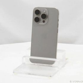 〔中古品〕 iPhone15 Pro 1TB ナチュラルチタニウム MTUT3J／A SIMフリー 〔ネットワーク利用制限▲〕【377】
