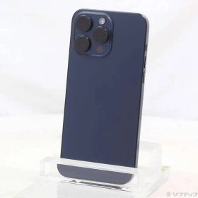 〔中古品〕 iPhone15 Pro Max 512GB ブルーチタニウム MU6X3J／A SIMフリー 〔ネットワーク利用制限▲〕【377】
