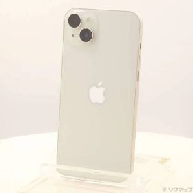 〔中古品〕 iPhone14 Plus 128GB スターライト MQ4D3J／A SIMフリー【344】