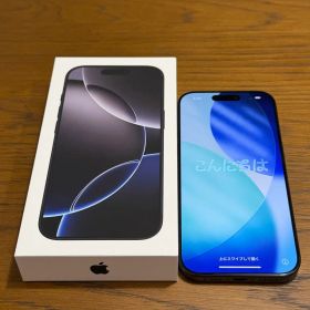 Apple iPhone 16 Pro ブラックチタニウム 美品 128gb