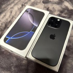 iPhone 16 Pro 256GB ブラック 本体 SIMフリー
