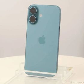 〔中古品〕 iPhone16 256GB ティール MYE13J／A SIMフリー【377】