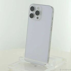 〔中古品〕 iPhone16 Pro Max 256GB ホワイトチタニウム MYWH3J／A SIMフリー【377】