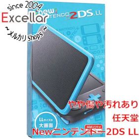 [bn:12] 任天堂 Newニンテンドー2DS LL ブラック×ターコイズ 元箱あり