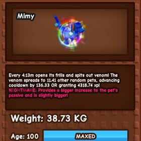 【庭を成長させる】虹ディロ 100歳38.73kg ナイトメア変異付き 無言購入⭕️ | ロブロックス(ROBLOX)のアカウントデータ、RMTの販売・買取一覧