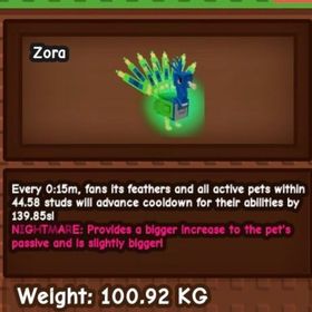 庭で成長させる ゴッドリー ナイトメア クジャク 100kg↑保証 | ロブロックス(ROBLOX)のアカウントデータ、RMTの販売・買取一覧