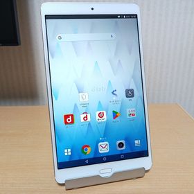 ファーウェイ(HUAWEI)のHUAWEI dtab Compact d-01J 8インチ シルバー ②(タブレット)