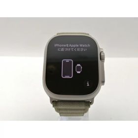 【中古】Apple Apple Watch Ultra2 49mm Cellular チタニウムケース/オリーブアルパインループ(M) MREY3J/A【三宮センター】保証期間1ヶ月【ランクA】