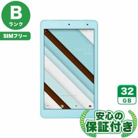 SIMフリー Qua tab QZ8 KYT32 チョコミント32GB 本体[Bランク] Androidタブレット 中古 送料無料 当社6ヶ月保証