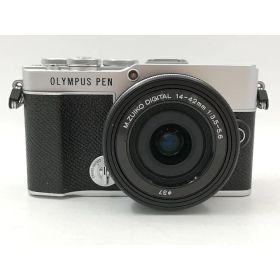 【中古】OLYMPUS OLYMPUS PEN E-P7 14-42mm EZ レンズキット シルバー【大宮東口】保証期間1ヶ月【ランクB】