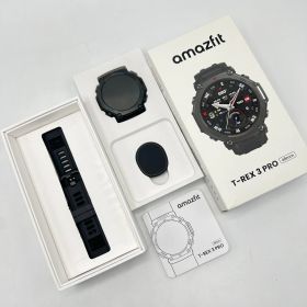 【楽天スーパーSALE！限定クーポン】【美品】Amazfit T-Rex 3 Pro 48mm タクティカルブラック スマートウォッチ アマズフィット 本体 【中古】