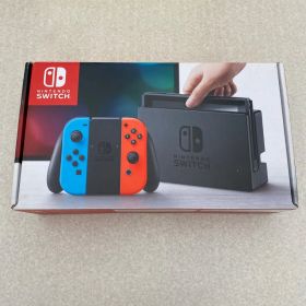 ◆Nintendo Switch 本体 (ニンテンドースイッチ) 【Joy-Con (L) ネオンブルー/ (R) ネオンレッド】動作品