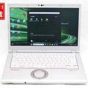 良品 フルHD 14型 Panasonic Let's note CF-LV9 Windows11 第10世代 i5-10310u 8GB NVMe 256GB-SSD カメラ 無線 Office付 管:1319s