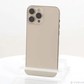 〔中古品〕 iPhone13 Pro Max 256GB ゴールド MLJA3J／A SIMフリー【371】