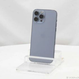 〔中古品〕 iPhone13 Pro Max 512GB シエラブルー MLJX3J／A SIMフリー 〔ネットワーク利用制限▲〕【377】