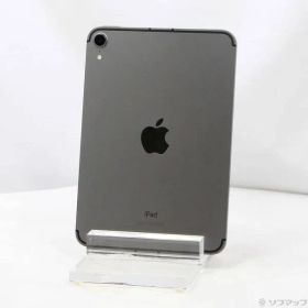 〔中古品〕 iPad mini 第6世代 64GB スペースグレイ MK893J／A SIMフリー【305】