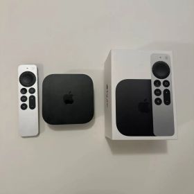 Apple TV 4K (ブラック) 本体と箱付き