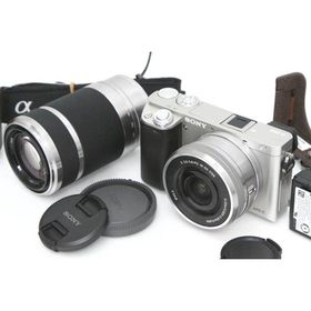 【全額返金保証】並品｜ソニー α6000 ILCE-6000Y ダブルズームレンズキット [ブラック] CA01-R3119-3U1A