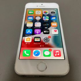 動作品 iPhone SE1 SE 第1世代 シルバー 16GB 充電75％