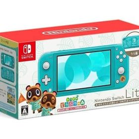 Nintendo Switch Lite本体 あつまれ どうぶつの森セット -まめきち＆つぶきちアロハ柄- ニンテンドースイッチハード